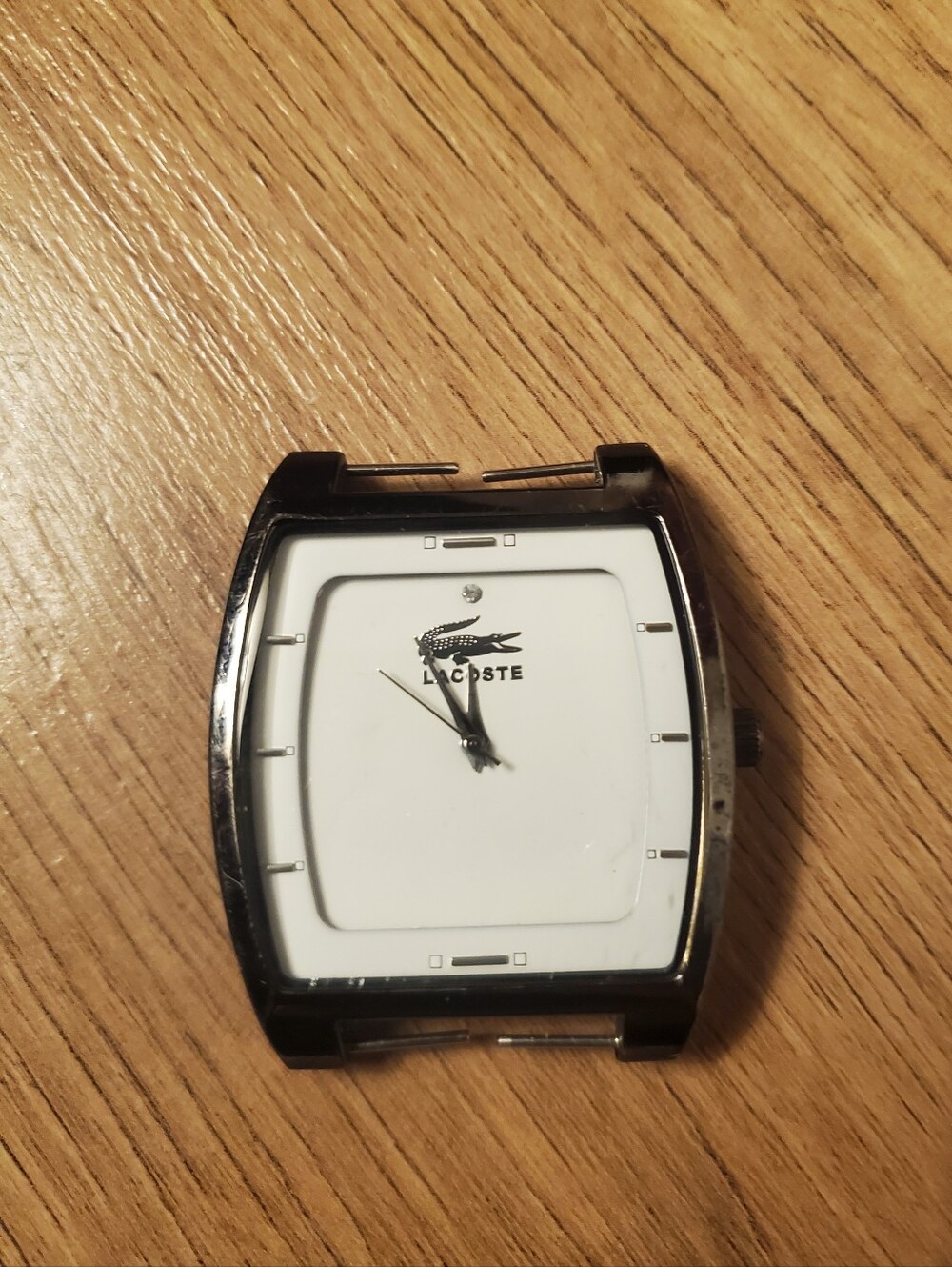 Vintage Lacoste Unisex Square Tank Watch - WATCH HEAD ONLY As-Is